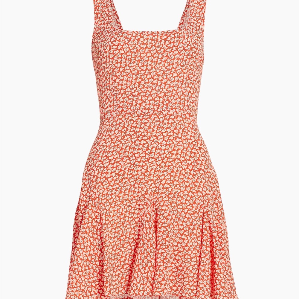 D Ô E N
Porto Floral Godet Minidress - Size M- NWT